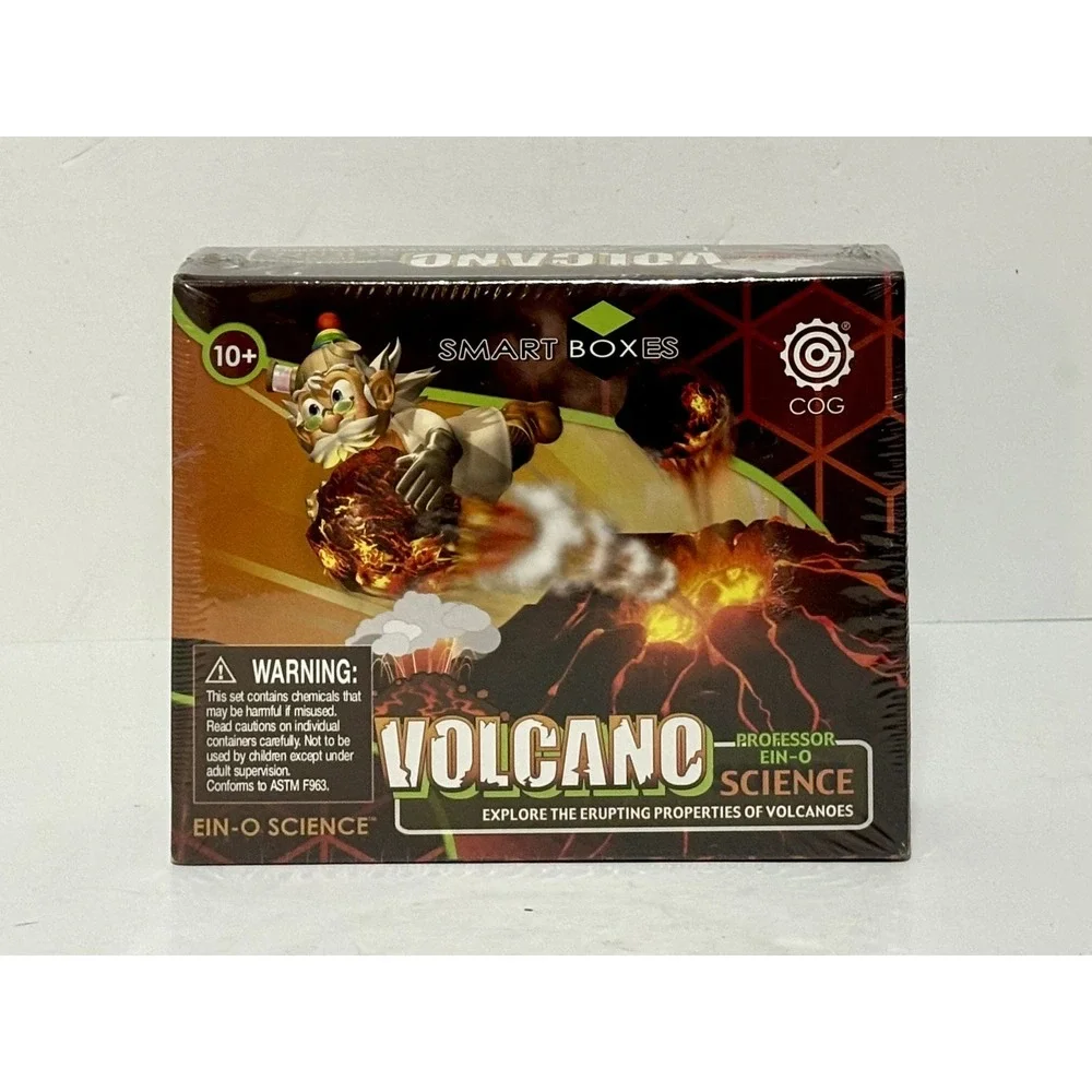 PROFESSOR EIN - O SCIENCE VOLCANO SMART BOXES DYNAMIC EXPERIMENTS NEW & SEALED